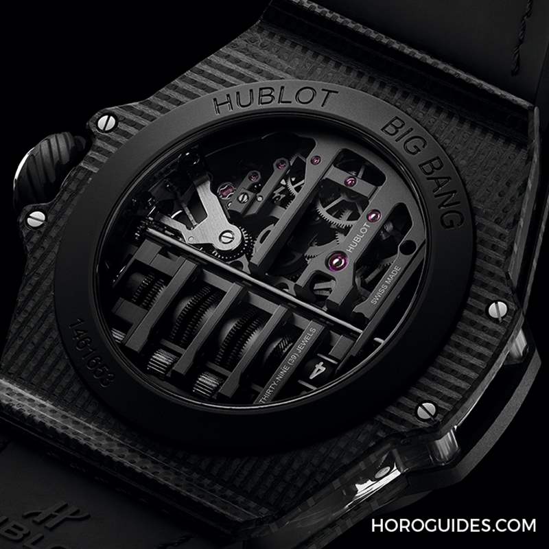 流線型彩虹圈14日動力:宇舶恒寶Hublot Big Bang MP-11 彩虹3D碳纖維腕表-復(fù)刻表