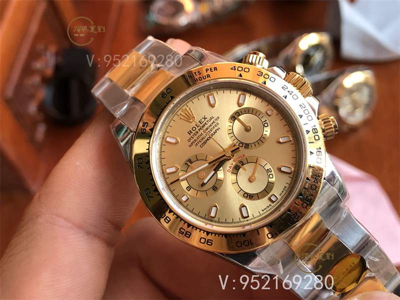 N廠復刻勞力士迪通拿m116503間金金盤做工怎么樣,內(nèi)附實拍圖-復刻表