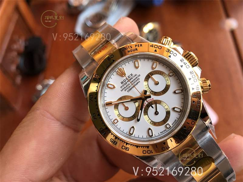 N廠復(fù)刻勞力士迪通拿間金白盤m116503腕表做工怎么樣,內(nèi)附實(shí)拍圖-復(fù)刻表