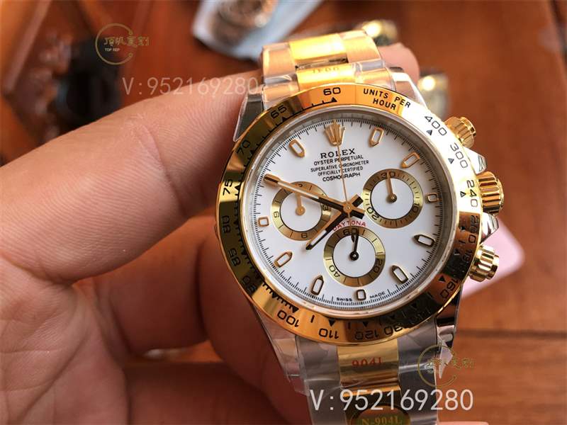N廠復(fù)刻勞力士迪通拿間金白盤m116503腕表做工怎么樣,內(nèi)附實(shí)拍圖-復(fù)刻表