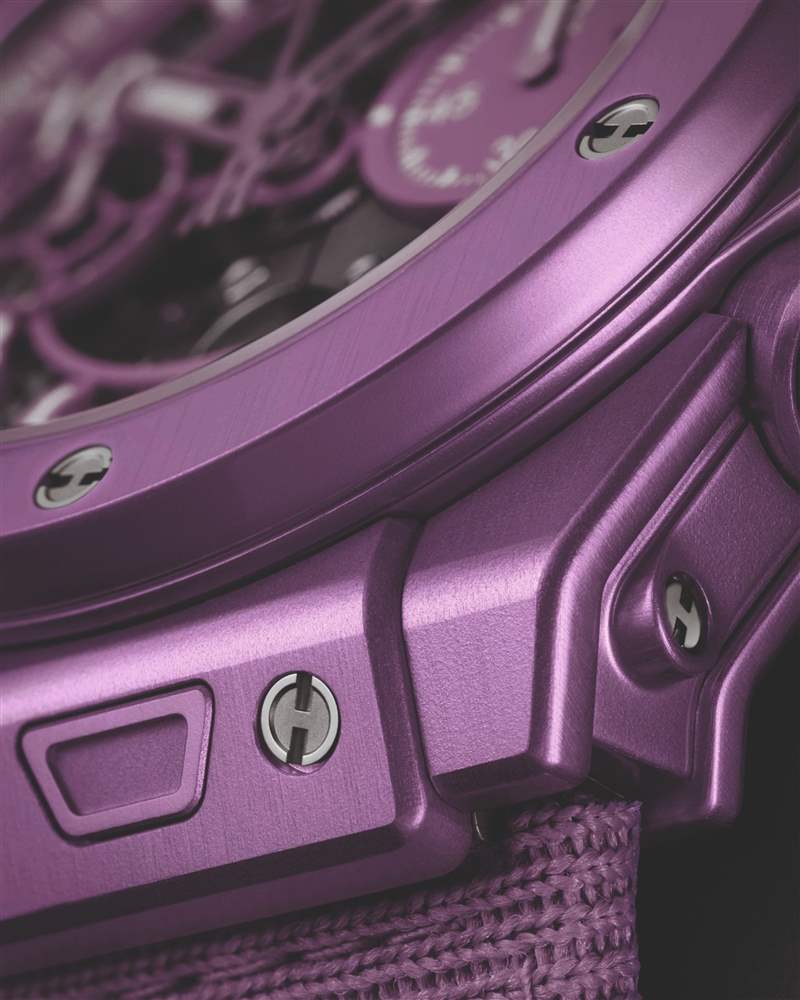 圖片來源:HUBLOT HUBLOT紫色狂迷延續(xù)為夏日活力而設(shè)計的最新BIG BANG UNICO-復刻表