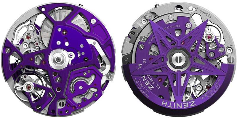 真力時(shí)天頂 DEFY 21 紫外線-復(fù)刻表