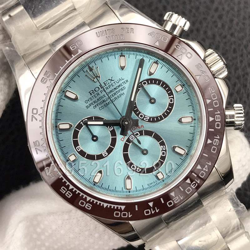 N廠冰藍(lán)面迪通拿「冰藍(lán)迪116506」4130機芯評測-復(fù)刻表