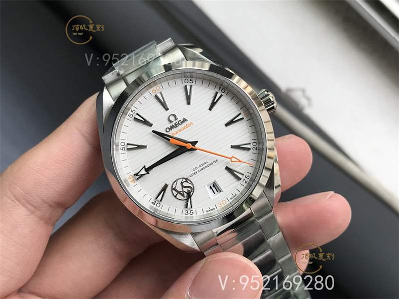 VS廠歐米茄海馬150柚木白盤橙針復(fù)刻表做工怎么樣-220.10.41.21.02.001-復(fù)刻表