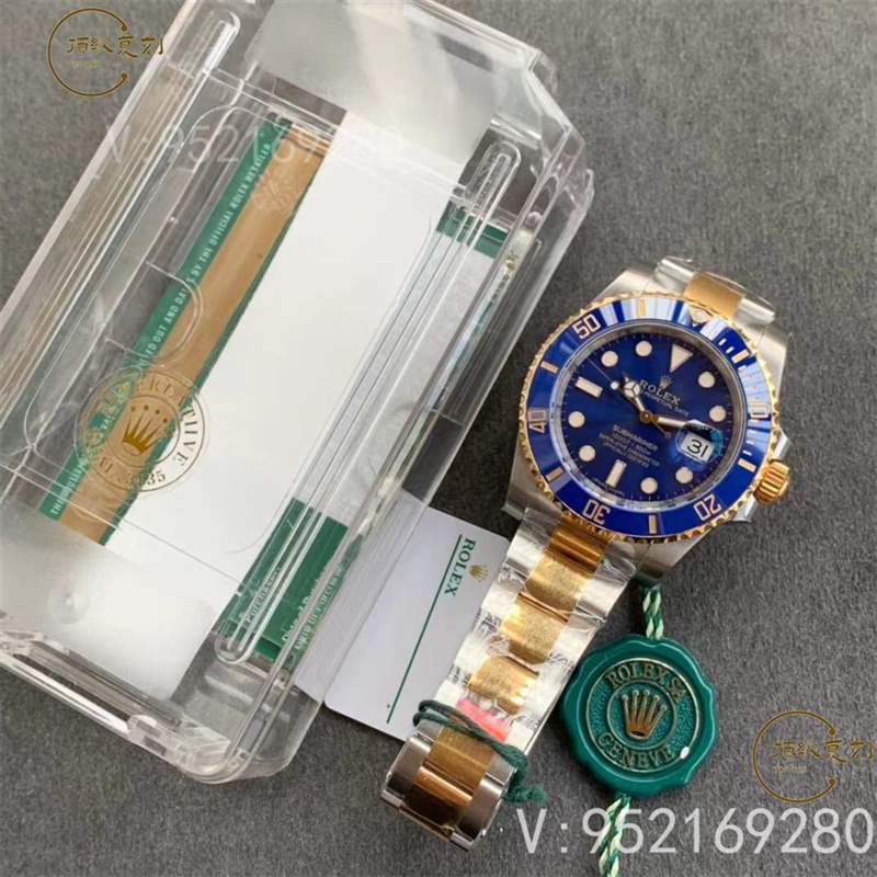 VS廠勞力士間金藍(lán)水鬼116613LB-97203復(fù)刻表3135機(jī)芯版本做工怎么樣-復(fù)刻表