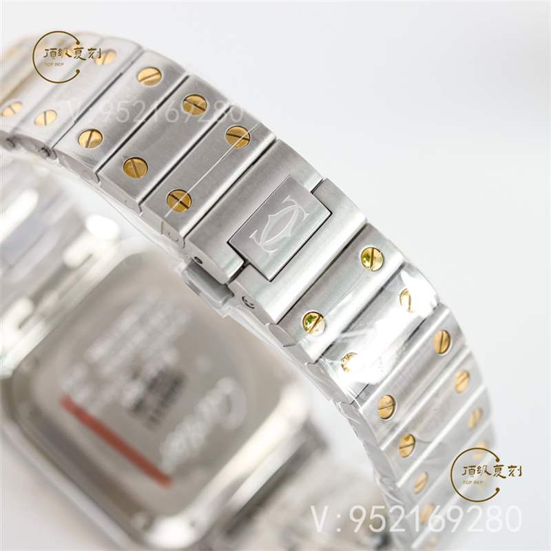GF廠卡地亞35mm中號山度士復(fù)刻表新品做工評測-復(fù)刻表