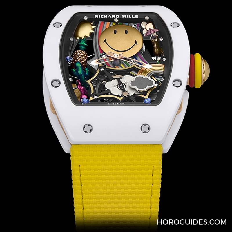 RICHARD MILLE - Richard Mille少見(jiàn)樂(lè)園化的一面！ RM 88 Smiley自動(dòng)上鏈陀飛輪腕表
