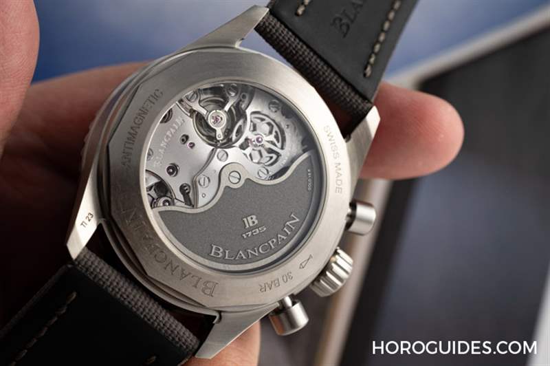 BLANCPAIN - 18K紅金藍面、23級鈦灰面，Blancpain五十噚深潛器飛返計時碼表兩款延伸新作