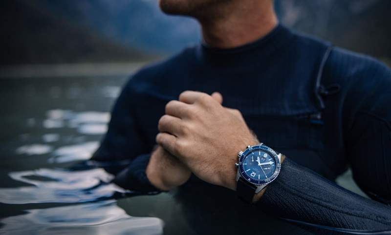 藍(lán)面、藍(lán)陶瓷圈打頭陣！ Glashütte Original SeaQ系列首次搭載計時功能