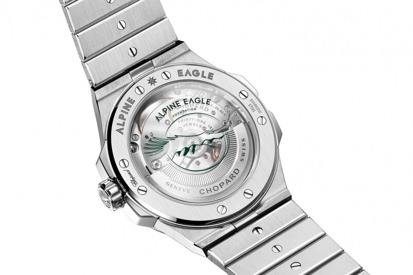 Chopard 2022 Alpine Eagle 價(jià)錢 介紹 Chopard 2022 Alpine Eagle|極搶眼的松樹表面-復(fù)刻表