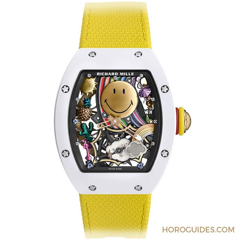 RICHARD MILLE - Richard Mille少見(jiàn)樂(lè)園化的一面！ RM 88 Smiley自動(dòng)上鏈陀飛輪腕表
