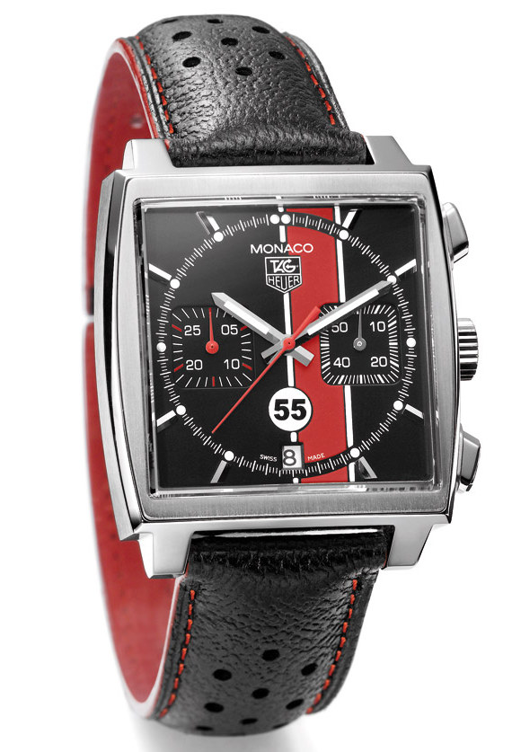PCA-TAG Front1 泰格豪雅(Tag Heuer)和美國保時捷俱樂部聯(lián)手推出限量版摩納哥腕表-復(fù)刻表