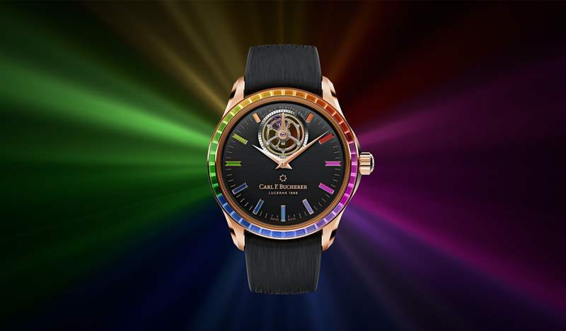 Manero Tourbillon Double Peripheral Paradise(圖片來源:Carl F. Bucherer) 寶齊萊135周年|瑞士老字號大革新新品突顯創(chuàng)新巧思顯制表功力-復刻表