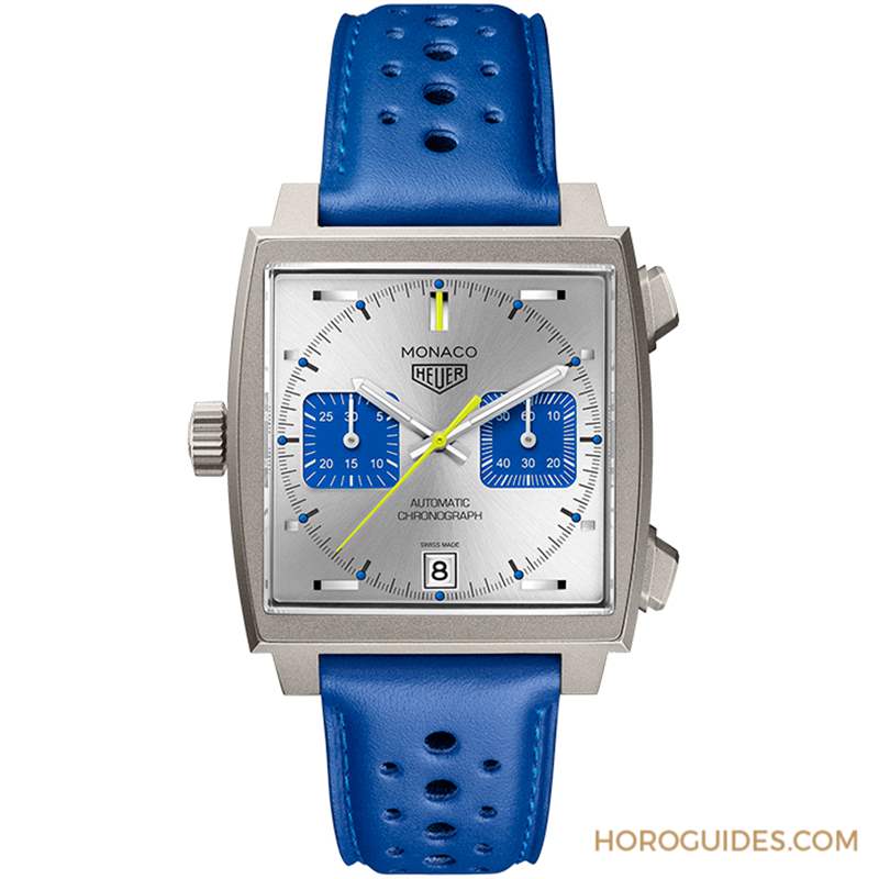 TAG HEUER - 法國賽車藍來了，TAG Heuer Monaco計時碼表限量新色亮相