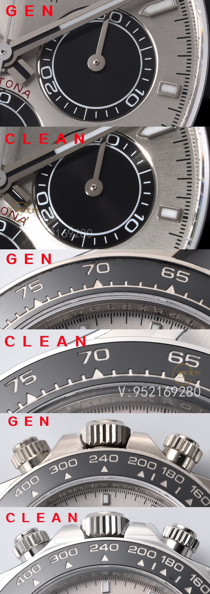Clean廠C廠復(fù)刻新款勞力士4131機(jī)芯水泥灰迪M126519手表對(duì)比正品怎么樣-復(fù)刻表