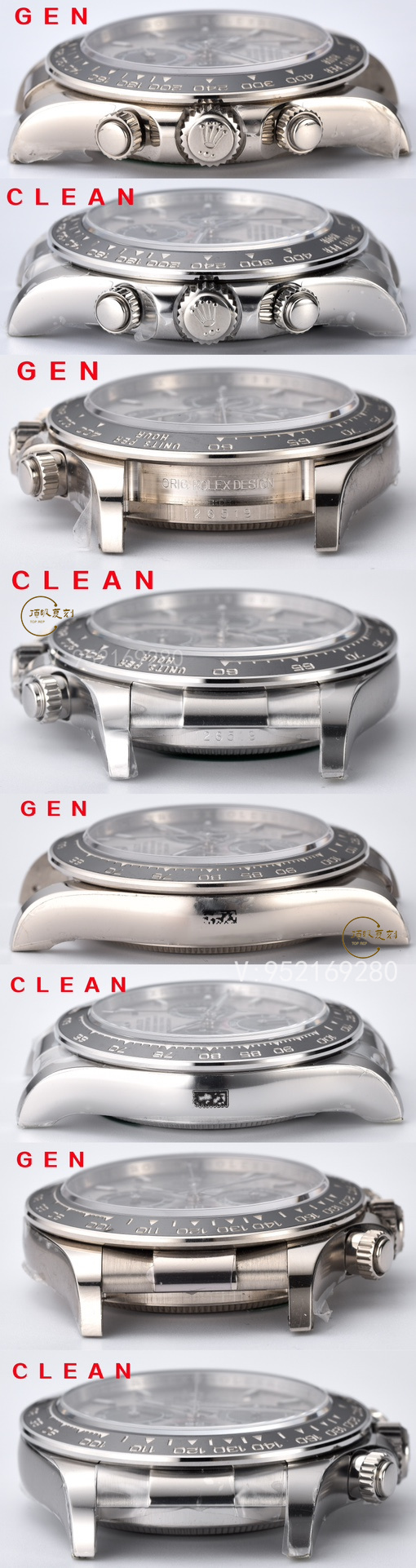 Clean廠C廠復(fù)刻新款勞力士4131機(jī)芯水泥灰迪M126519手表對(duì)比正品怎么樣-復(fù)刻表