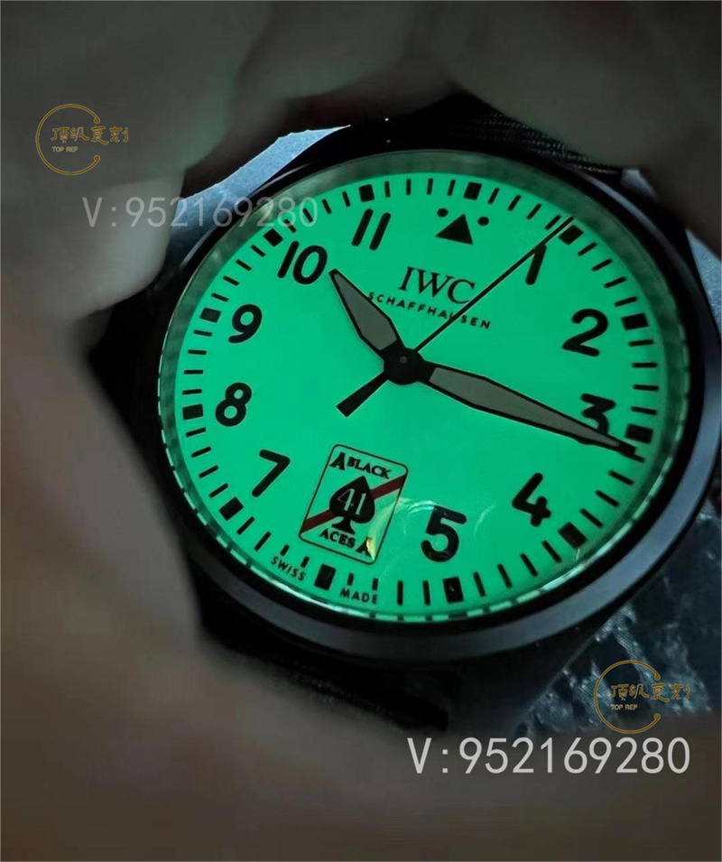 M+廠復(fù)刻萬國(guó)飛行員特別版「黑桃A」IW326905全夜光做工怎么樣-復(fù)刻表