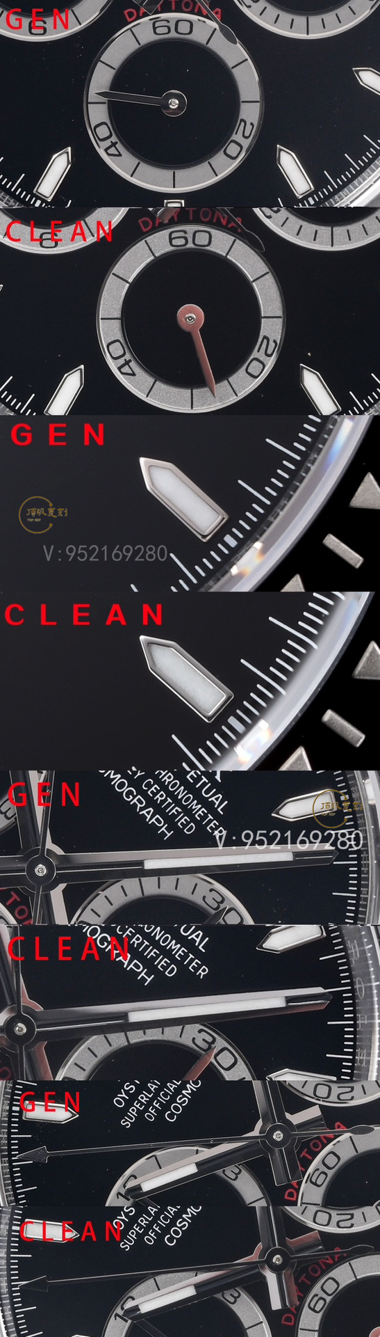 Clean廠C廠勞力士4131黑陶迪126500ln手表對比正品怎么樣-復(fù)刻表
