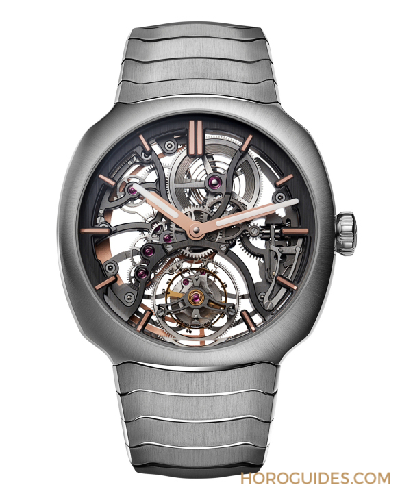 疾速者首現(xiàn)鏤空之城|H. MOSER & CIE. Streamliner Tourbillon Skeleton-復刻表