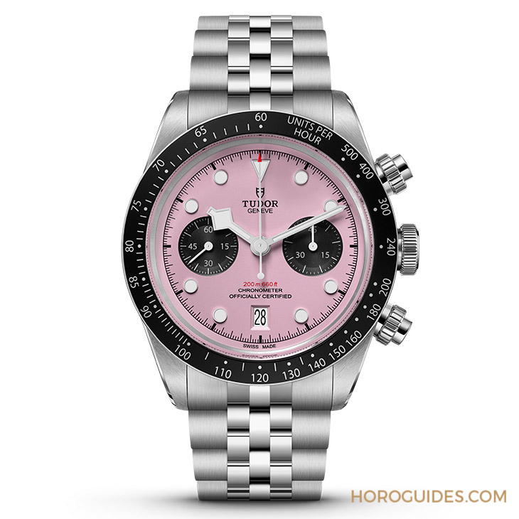 TUDOR - 顛覆傳統(tǒng)的粉紅熊貓！帝舵表TUDOR 發(fā)表Black Bay Chrono