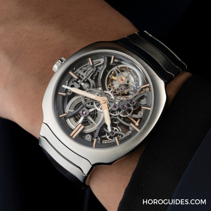 疾速者首現(xiàn)鏤空之城|H. MOSER & CIE. Streamliner Tourbillon Skeleton-復刻表