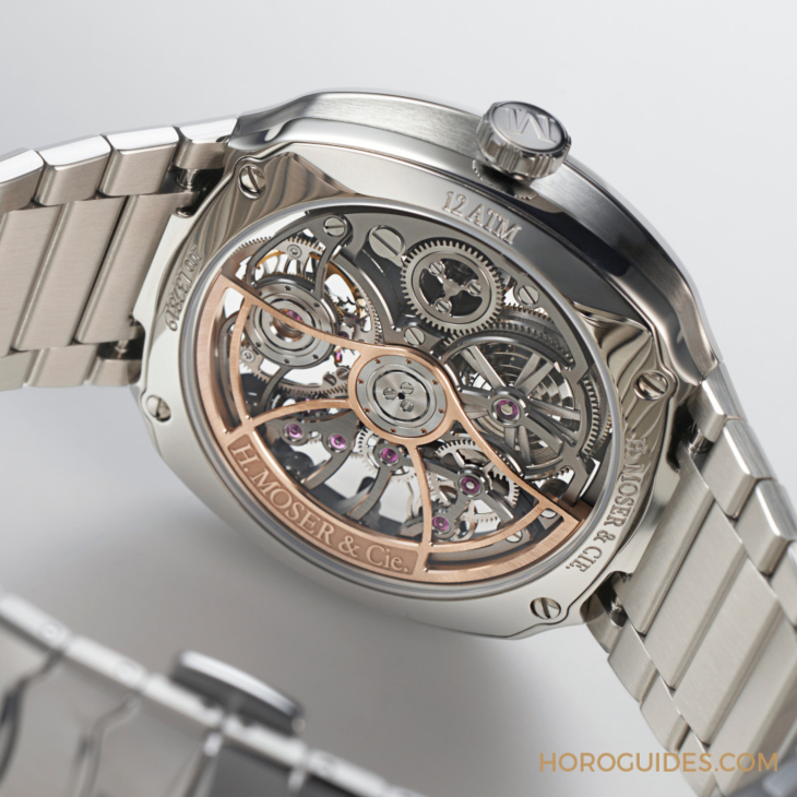 疾速者首現(xiàn)鏤空之城|H. MOSER & CIE. Streamliner Tourbillon Skeleton-復刻表