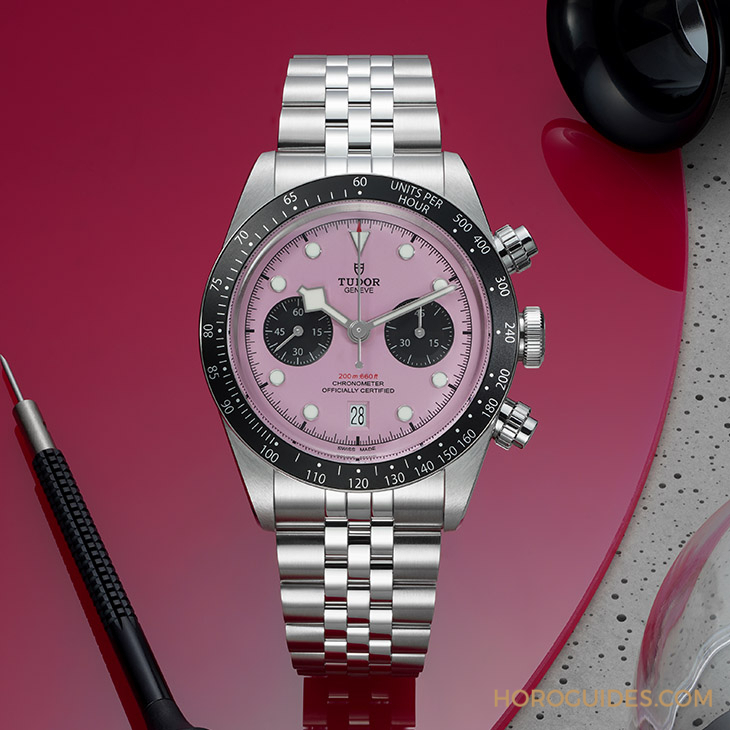TUDOR - 顛覆傳統(tǒng)的粉紅熊貓！帝舵表TUDOR 發(fā)表Black Bay Chrono