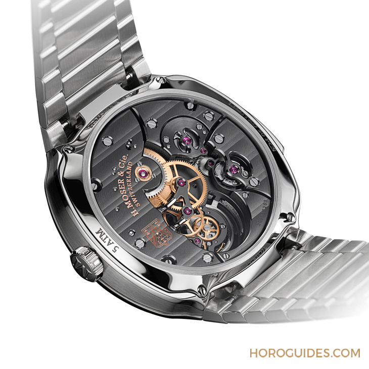 H. MOSER & CIE - 大明火琺瑯煙燻面加身，亨利慕時三問疾速者三問報時陀飛輪藍色琺瑯概念腕表奪目登場
