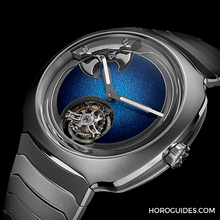 H. MOSER & CIE - 大明火琺瑯煙燻面加身，亨利慕時三問疾速者三問報時陀飛輪藍色琺瑯概念腕表奪目登場