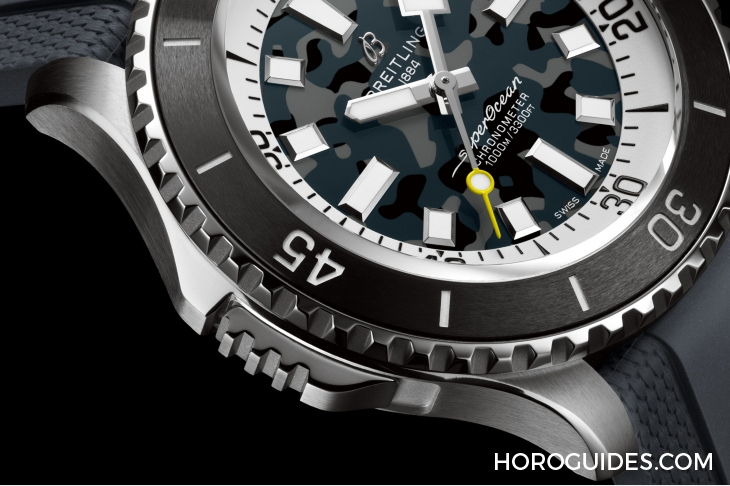 百年靈Superocean Super Diver 46mm鈦金千米深潛新款現(xiàn)身-復(fù)刻表