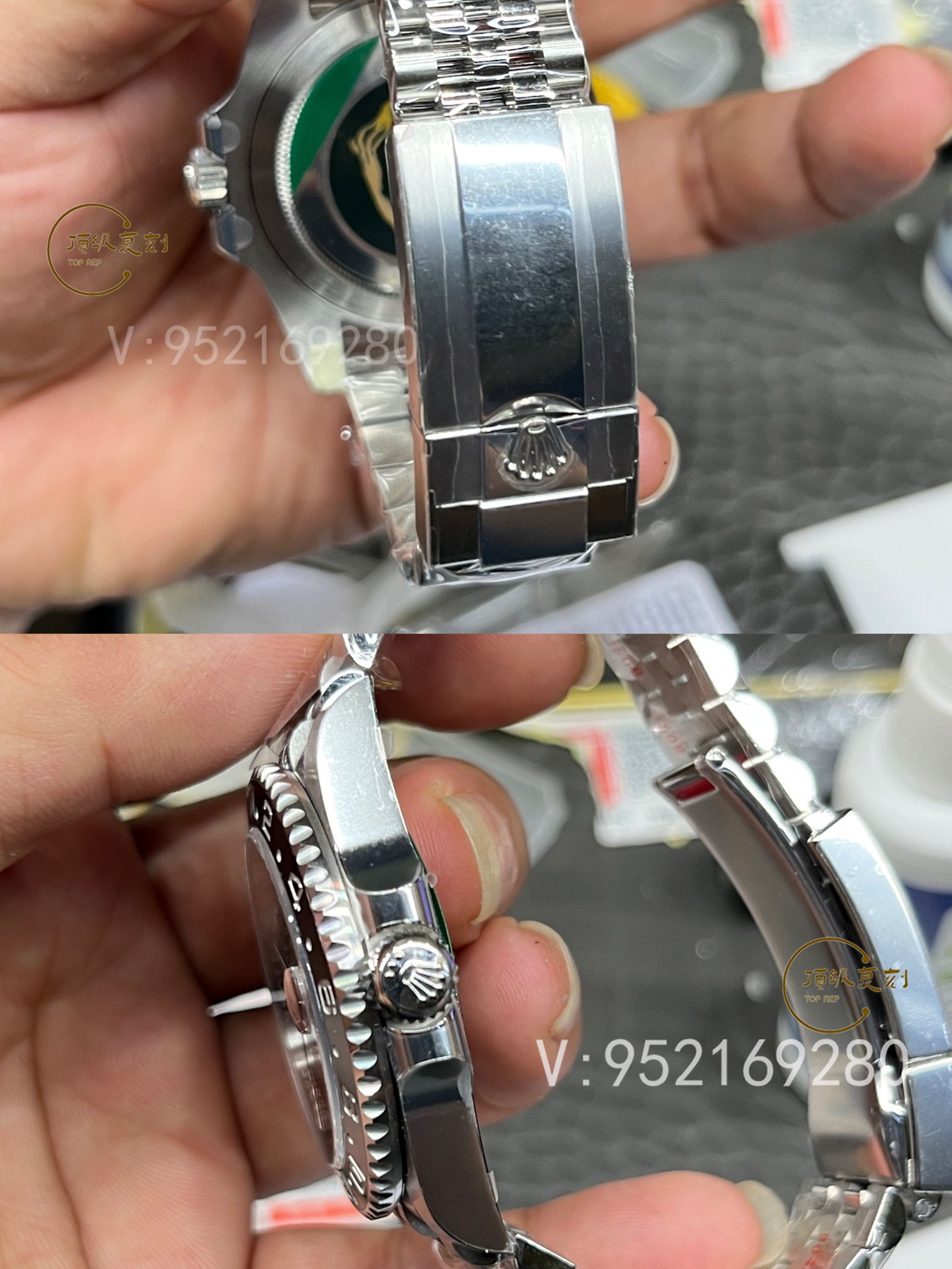 C廠Clean廠勞力士格林尼治黑灰皮蛋圈GMT小綠針腕表詳細(xì)評(píng)測(cè)-復(fù)刻表