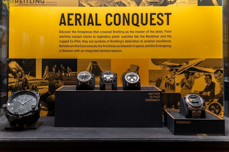 探索時光之旅:Breitling 140周年復(fù)古腕表展登陸-復(fù)刻表