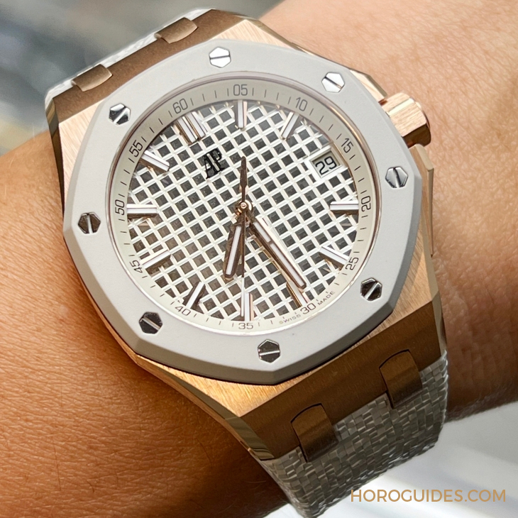 AUDEMARS PIGUET - ROYAL OAK OFFSHORE - 77605OK. OO. A101CA.01 - 捕捉夏日氛圍，愛彼Royal Oak Offshore自動表及自動上鏈計時碼表三款新作亮相