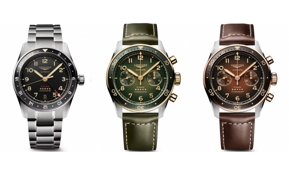 LONGINES - SPIRIT - L3.802.1.53.6 - LONGINES Spirit再掀熱潮！ Spirit Zulu Time鈦金屬腕表與計(jì)時(shí)秒表間金新色登場(chǎng)
